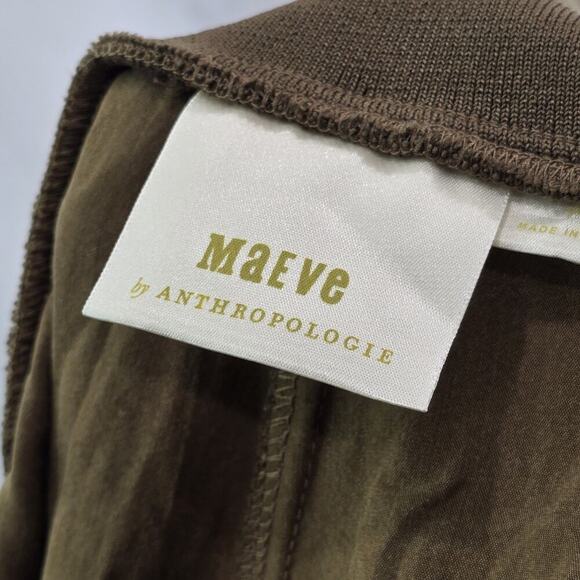 Maeve Pants Womens Small Olive Army Jogger High Rise Crop Cicerone Boho - Picture 3 of 12